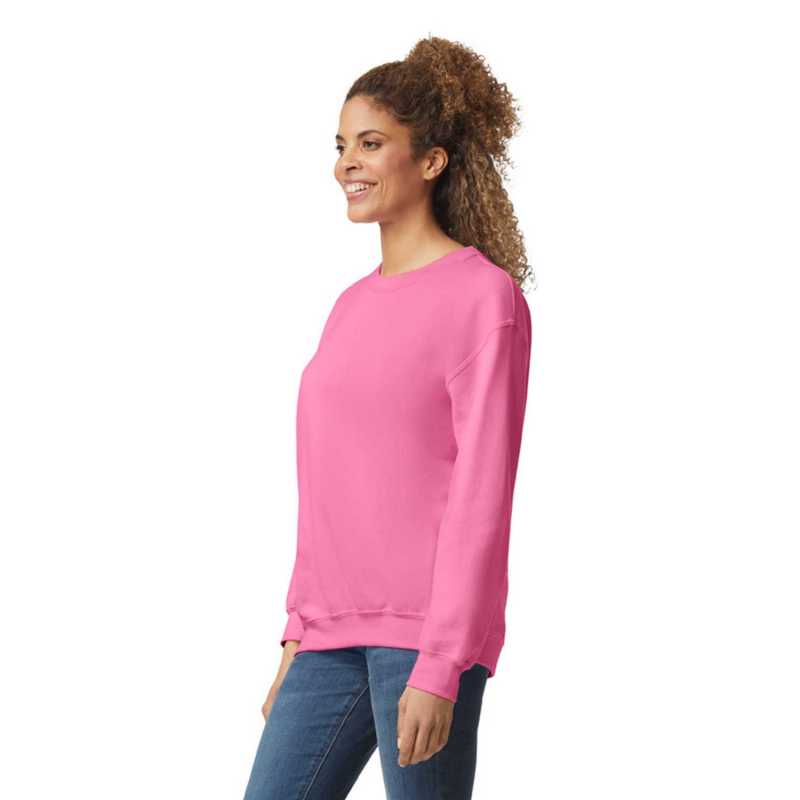 Gildan Fleece Crewneck Sweatshirt, Style G18000, Multipack (Safety Pink...