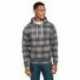 J America JA8871 Adult Triblend Pullover Fleece Hooded Sweatshirt