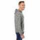 J America JA8871 Adult Triblend Pullover Fleece Hooded Sweatshirt