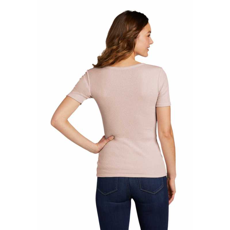 LAT 3577 Ladies' 3/4 Sleeve Premium Jersey T-Shirt | ApparelChoice.com