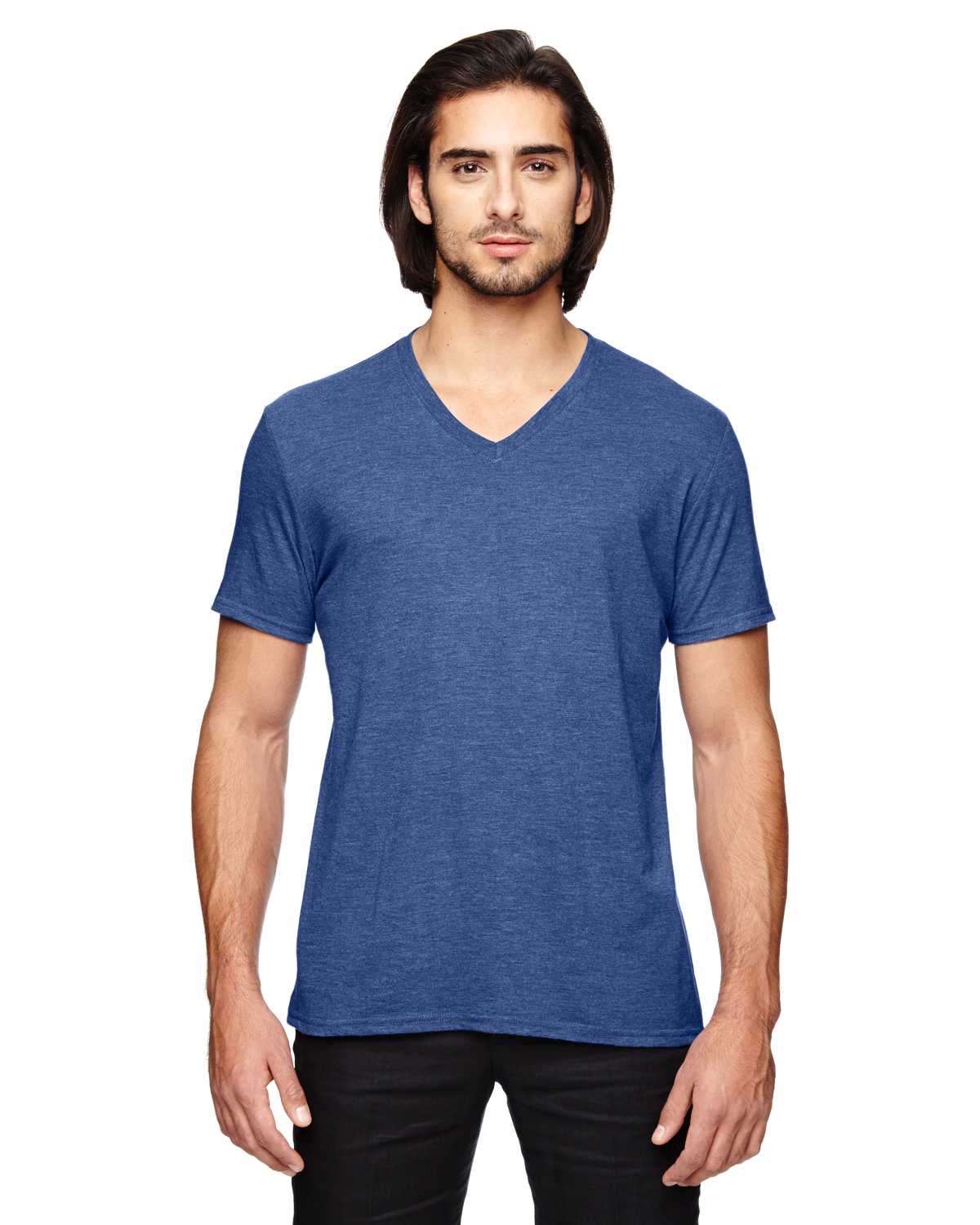 Anvil 6752 Triblend V-Neck T-Shirt | ApparelChoice.com