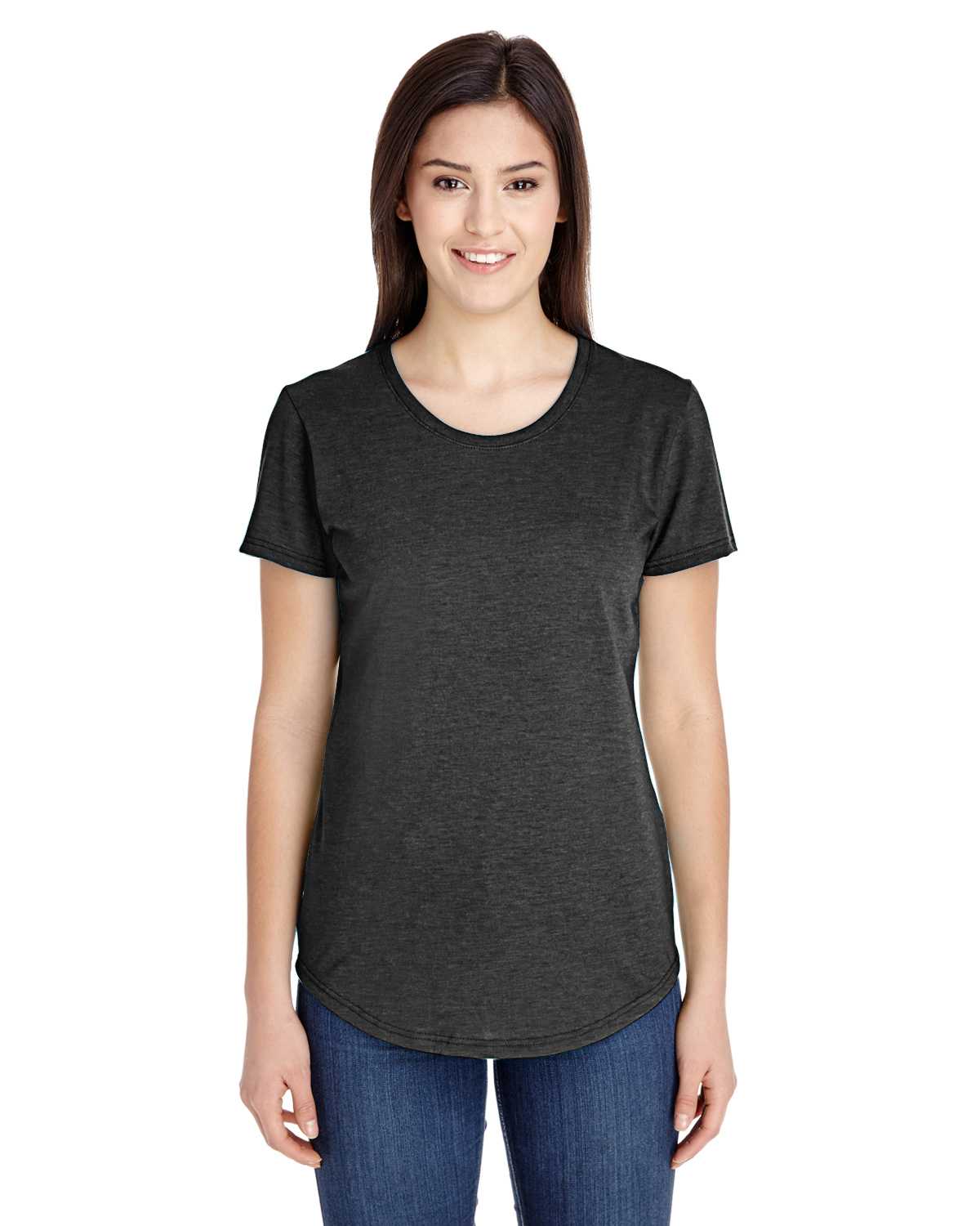 Anvil 6750L Ladies' Triblend Scoop Neck T-Shirt | ApparelChoice.com
