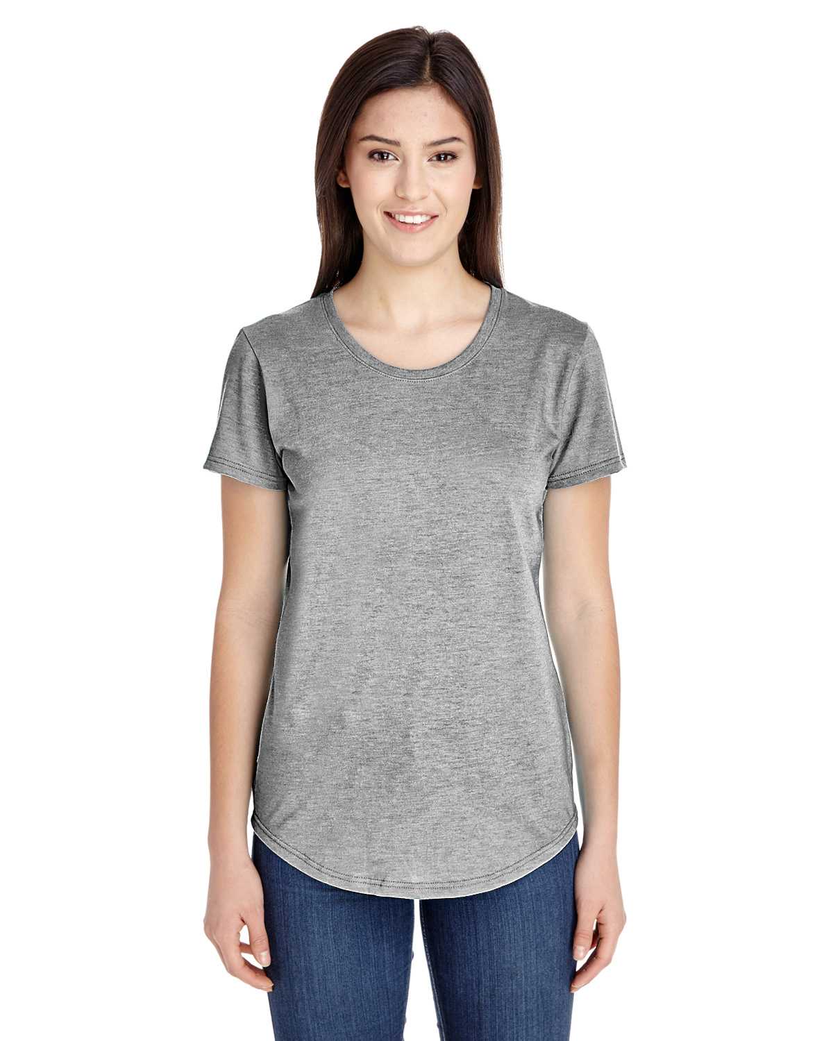 Anvil 6750L Ladies' Triblend Scoop Neck T-Shirt | ApparelChoice.com