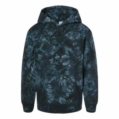 Independent Trading Co. PRM1500TD Youth Midweight Tie-Dyed Hooded Sweatshirt
