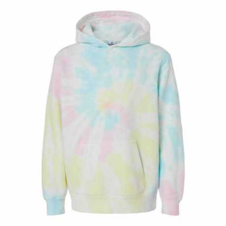 Independent Trading Co. PRM1500TD Youth Midweight Tie-Dyed Hooded Sweatshirt