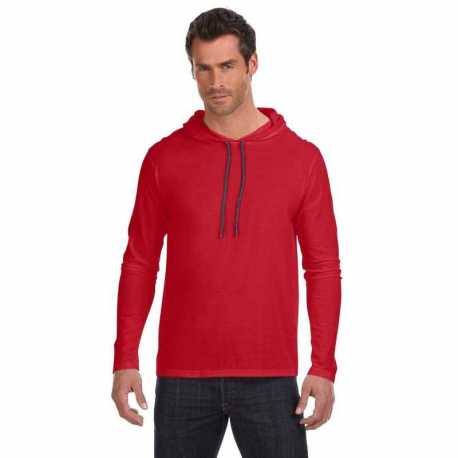 Gildan 987AN Adult Lightweight Long-Sleeve Hooded T-Shirt