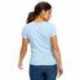 US Blanks US222 Ladies Short-Sleeve Triblend Crew