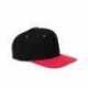 Yupoong 6089 Adult Structured Flat Visor Classic Snapback Cap