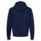 J America JA8871 Adult Triblend Pullover Fleece Hooded Sweatshirt