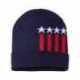 CAP AMERICA RK12 USA-Made Patriotic Cuffed Beanie