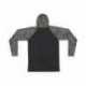 LAT 6917 Men's Hooded Raglan Long Sleeve Fine Jersey T-Shirt