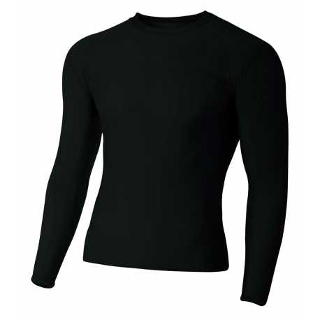 A4 N3133 Adult Polyester Spandex Long Sleeve Compression T-Shirt ...