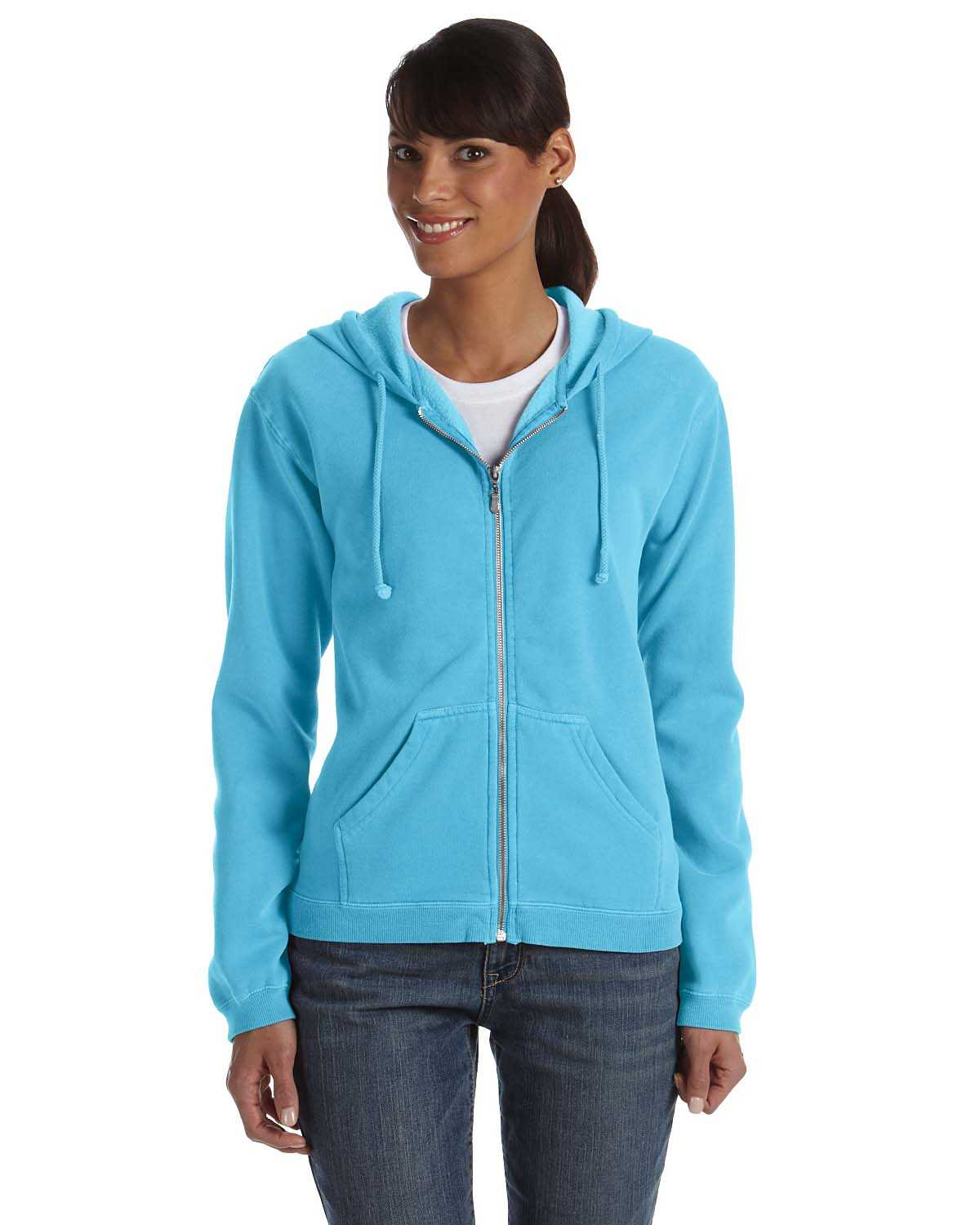 Download Comfort Colors C1598 Ladies' 9.5 oz. Full-Zip Hooded ...