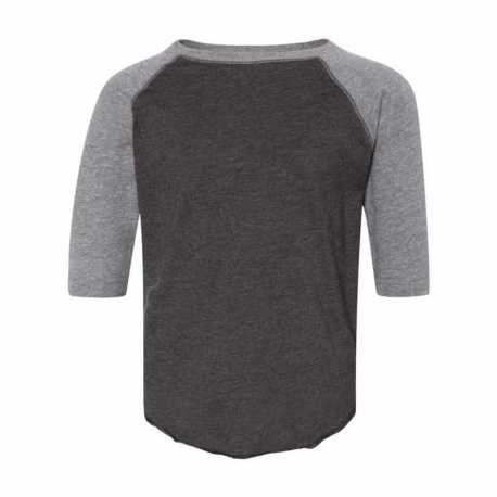 Rabbit Skins 3330 Toddler Baseball Fine Jersey Three-Quarter Sleeve Tee