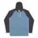 LAT 6917 Men's Hooded Raglan Long Sleeve Fine Jersey T-Shirt
