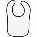 Rabbit Skins 1003 Infant Contrast Trim Terry Bib
