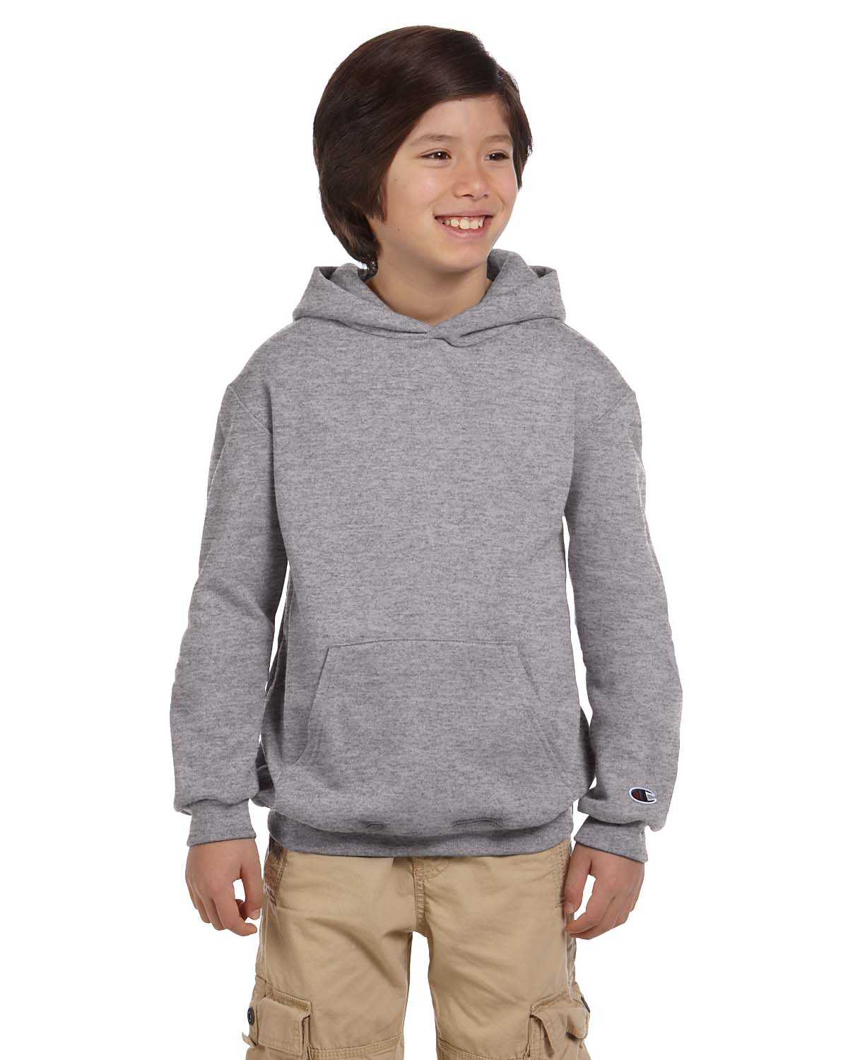 Champion S790 Youth 9 oz. Double Dry Eco Pullover Hood | ApparelChoice.com