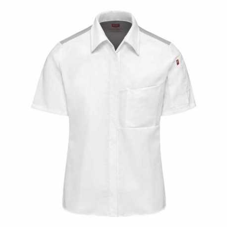 Chef Designs 501W Women's Poplin Airflow Cook Shirt with OilBlok