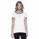 StarTee ST1431 Ladies CVC Ringer T-Shirt