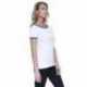 StarTee ST1431 Ladies CVC Ringer T-Shirt