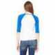 Bella + Canvas B2000 Ladies Baby Rib Three-QuarterSleeve Contrast Raglan T-Shirt