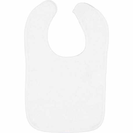 Rabbit Skins 1003 Infant Contrast Trim Terry Bib