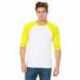 Bella + Canvas 3200 Unisex Three-Quarter Sleeve Baseball T-Shirt