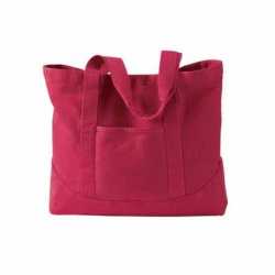 Authentic Pigment 1904 Pigment-Dyed Large Canvas Tote