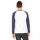 Bella + Canvas 3000C Men's Jersey Long-Sleeve Baseball T-Shirt