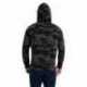 J America JA8871 Adult Triblend Pullover Fleece Hooded Sweatshirt