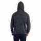 J America JA8871 Adult Triblend Pullover Fleece Hooded Sweatshirt