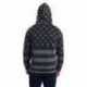 J America JA8871 Adult Triblend Pullover Fleece Hooded Sweatshirt
