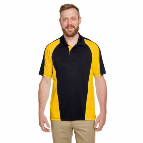 Harriton M385 Men's Advantage Snag Protection Plus IL Colorblock Polo