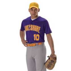 Alleson Athletic 52MBFJY Youth Full Button Lightweight Baseball Jersey