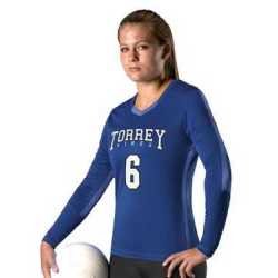 Alleson Athletic 831VLJG Girl's Dig Long Sleeve Volleyball Jersey