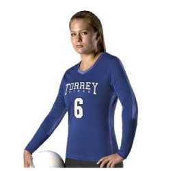 Alleson Athletic 831VLJW Women's Dig Long Sleeve Volleyball Jersey