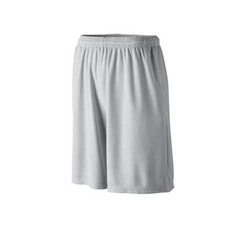 Augusta Sportswear 814 Youth Longer Length Wicking Shorts with Pockets