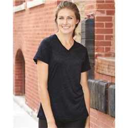 Badger 4362 Pro Women's Heather V-Neck T-Shirt