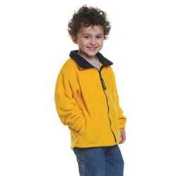 Bayside 1115B Youth Full Zip Fleece Jacket