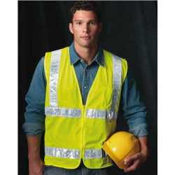 Bayside 3785 USA Made Mesh Safety Vest
