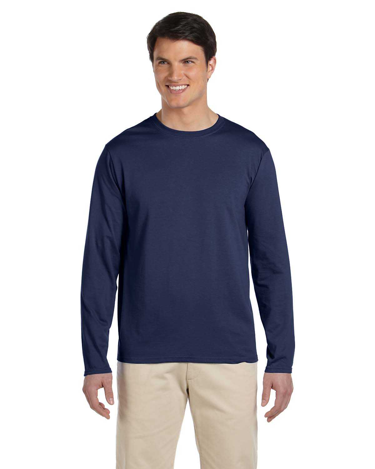 Gildan G644 Adult Softstyle 4.5 oz. Long-Sleeve T-Shirt | ApparelChoice.com