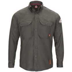 Bulwark QS50 iQ Series Long Sleeve Comfort Woven Lightweight Shirt