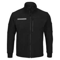 Bulwark SEZ2L Zip Front Fleece Jacket-Cotton /Spandex Blend - Long Sizes