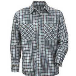 Bulwark SLD6 Plaid Long Sleeve Uniform Shirt