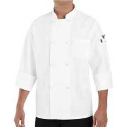 Chef Designs 0414 Eight Knot Button Chef Coat with Thermometer Pocket