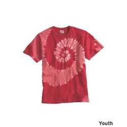 Dyenomite 20B21 Youth Tone-on-Tone Spiral T-Shirt