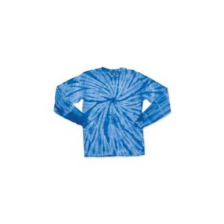 Dyenomite 24BCY Youth Cyclone Tie Dye Long Sleeve T-Shirt