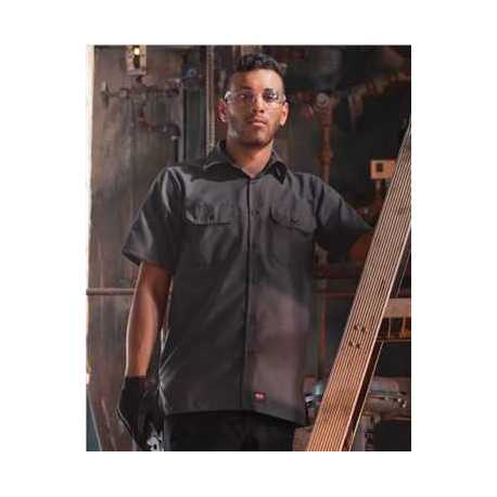 Red Kap SY60L Ripstop Short Sleeve Work Shirt Long Sizes