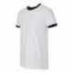 Anvil 988 Lightweight Ringer Short Sleeve T-Shirt