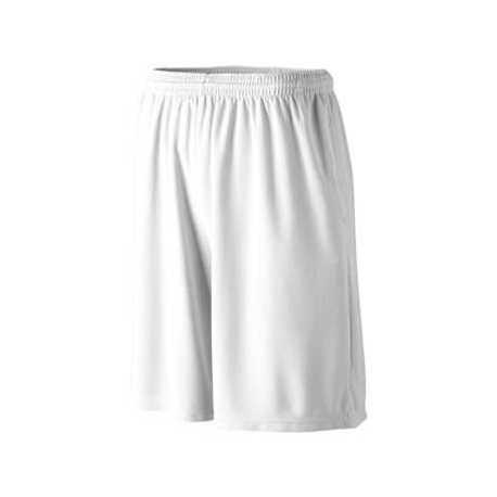 Augusta Sportswear 803 Longer Length Wicking Short with Pockets